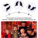 Lurrose 8 Pieces Halloween Cosplay Devil Horn Hair Clips - Funny Black Headwear for Parties - Buy Online on GoSupps.com