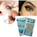 Individual Colored Eyelash Extensions Glitter Shiny Lashes Extensions Grafted Eyelashes Bulk 0.12mm Thickness Self Fanning Volume Eyelash for Makeup Summeishop Silver - Buy Online on GoSupps.com