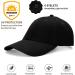 Breampot Adjustable Baseball Cap - Unisex Black Hat for Men & Women Perfect for Outdoor Activities - Buy Online on GoSupps.com