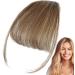 Bang Clip in Hair Extensions Human Hair Bangs Extensions | Natural Color Clip on Neat Bangs Hair Extension Human Hair Bangs Extensions Stylish Hair Bangs Fringe Hairpieces Light Brown - Buy Online on GoSupps.com