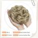 Silk-Co Hair Part with Rubber Band - Wavy Soft Dutt Hair Extensions 55g Ash Blonde Messy Bun Updos - Buy Online on GoSupps.com