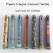 YZH GOAT Plastic Butterfly Knife Trainer Plastic Balisong Trainer Integral Channel Handle Matched with Copper Washer Strong and Lightweight Build Great for beginners.(FJ) - Buy Online on GoSupps.com
