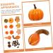 ABOOFAN 3 Sets Pumpkin Maple Decoration Maple Leaf Ornaments Realistic Pumpkin Harvest Pumpkin Decor Fake Pinecones Fake Acorns Halloween Props Party Decorations Artificial Foam Reward - Buy Online on GoSupps.com