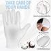 Buy Reusable White Cotton Gloves for Moisturizing Dry Hands & Eczema | Perfect for Sleeping | International Shipping - Buy Online on GoSupps.com