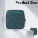 Omzsxk Tampon Storage Bags - Portable Zippered Menstruation Bags for Women & Girls (2 Pack: Green & Silver) - Buy Online on GoSupps.com
