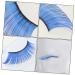 Buy Blue Long Eyelashes - 2 Pairs Halloween Fake Lashes for Stunning Eye Makeup | Perfect for Costumes & Performances - Buy Online on GoSupps.com