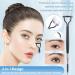 7Pcs Fan-Shaped Eyelash Brush Set | Eyebrow Comb & Mascara Applicator | Double-Head Brow Brushes for Flawless Eye Makeup - Buy Online on GoSupps.com