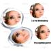 4 Pack Glitter Shell Double-Sided Makeup Mirrors - Portable and Compact for Women and Girls - Buy Online on GoSupps.com