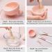 Silicone Makeup Brush Cleaning Pad Scrubber Bowl - Portable Cosmetic Cleaner for Girls - Buy Online on GoSupps.com