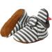 TMEOG Baby Booties Slippers - Infant Boots for Boys & Girls, Newborn First Walking Shoes, Winter Sock Crib Shoes 0-18 Months - 12-18 Months, Light Black Striped - Buy Online on GoSupps.com