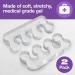 ZenToes Gel Toe Separators - Set of 2 Toe Spacers for Pedicure, Nail Polish, and Toenail Trimming (Clear) - Buy Online on GoSupps.com