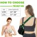KKOOMI Arm Sling - Shoulder Injury Support for Men & Women - Adjustable Rotator Cuff Pillow - Immobilizer Brace for Wrist & Elbow - Black, Large/X-Large - Buy Online on GoSupps.com