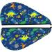 Dinosaur in Space Microfiber Hair Towel - Soft Super Absorbent Coral Velvet Quick Dry Cap for Long Curly & Thick Hair - Buy Online on GoSupps.com