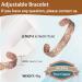 EnerCoppeX Copper Magnetic Bracelet for Women - Detox Jewelry with 3500 Gauss Magnet (CPB-2049) - Buy Online on GoSupps.com