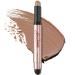 FOCALLURE No Crease Eyeshadow Stick  Creamy Eye Shadow Stick  Matte & Shimmer Eyeshadow Pencil  Smudge-proof  Waterproof  Built-in Smudger  VELVET COCOA 27 VELVET COCOA