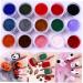 1pc 10ml Women Velvet Flocking Powder Nail Art Polish Fingernail Manicure Tools Random Color