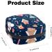 Christmas Pattern Sanitary Napkin Storage Bag - Menstrual Period Kit Pouch for Women & Teens - Color 3 - Buy Online on GoSupps.com