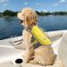 VIVAGLORY Lightweight Dog Life Jacket - Skin-Friendly Neoprene D-Ring & Quick Release Buckle for Small Dogs (48-56cm Chest) - Yellow Pet Lifesaver - Buy Online on GoSupps.com