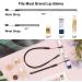 Desing Wish Anti-Lost Lip Balm Holder Silicone Neck Strap and Wrist Lanyard with Non-Slip Silicone Rings Necklace Chapstick Holder Wrist Strap Keychain Holder for Lip Balm Keys Black Medium - Buy Online on GoSupps.com