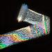 Nail art/nail foil/transfer foil - silver holo - transparent - petals - 1400-420