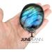 June&Ann Natural Labradorite Palm Stones - Healing Gemstone for Meditation and Chakra Balancing - Buy Online on GoSupps.com