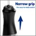 Waterpik Cordless Plus Water Flosser - Rechargeable Portable ADA Accepted | 4 Flossing Tips Ideal for Home & Travel - Satin Black WP-462 - Buy Online on GoSupps.com