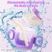 Nohlerlife Baby Training Cup with Lid and Straw - 300ml Purple Sippy Cup | Spill-Proof, Leak-Proof Soft Silicone Spout Cup - Buy Online on GoSupps.com