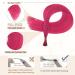 Runature Pink I Tip Human Hair Extensions | 16 Inch Keratin Hot Pink ItTips | Cold Fusion 20g Stick Tip Hair Extensions - Buy Online on GoSupps.com