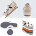Comfortable Diabetic Shoes for Women and Men - Wide Width, Breathable Mesh Slippers for Elderly Swollen Feet - Black, Size 8 - Buy Online on GoSupps.com