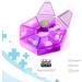 7-Sided Portable Pill Box - Small Weekly Medicine Planner & Vitamin Holder - Purple - Buy Online on GoSupps.com