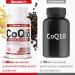 CoQ10-400mg-Softgels with PQQ BioPerine & Omega-3 Coenzyme Q10(Ubiquinone) Supplement for High-Absorption Powerful-Antioxidant Support Heart & Energy-Production 120 Servings - Buy Online on GoSupps.com