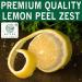Dried Lemon Peel Granules (4 Oz) - Fresh Citrus Fruit Seasoning for Cooking, Baking & Tea - Kosher, Gluten Free - Spices Village - Buy Online on GoSupps.com
