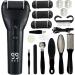 DXIA Electric Foot Grinder Rechargeable and Washable Body Electronic Foot File Pedicure Kits with 3 Coarse Rollers File Best for Dry and Dead Skin Softly Cracked Heels - Buy Online on GoSupps.com