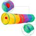PAOPO 2-Way Collapsible Cat Tunnel Toy with Peek Hole and Ball - Interactive Cat Tube for Indoor Cats, Kittens, and Puppies - Perfect for Play and Chase - Buy Online on GoSupps.com