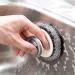 Metal Sponge for Washing Dishes | Ergonomic Dish Scrubber Cleaning Brush - Bathroom and Kitchen Accessory for Floor Bakeware Sink Faucet Plate Range Hood Wall Grill - Buy Online on GoSupps.com