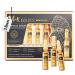 24K Gold Serum Ampoule Anti Aging 24K Gold Serum for Face Moisturizes & Soothes Skin Boosts Firmness & Hydration Golden Foil Particles Reduces Fine Lines Wrinkles Dryness 3 Boxes of 21