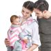Baby Carrier: Newborn to Toddler, Lumbar Support, Ergonomic Hiking Carrier with Detachable Hood - Pink - Buy Online on GoSupps.com