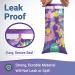 Kids Vomit Bags - Disposable 5 Pack with Cute Dinosaur Print | Leak Proof Self Sealing Emesis Bags for Motion Sickness | Ideal for Travel | Individually Wrapped - Buy Online on GoSupps.com