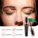 Green 4D Silk Fiber Lash Mascara with Eyelash Comb Set - Waterproof Colored Mascara for Long, Thickened Lashes - All Day Exquisite Makeup - Buy Online on GoSupps.com