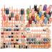 NW 60-Spool Wooden Thread Holder | Sewing and Embroidery Organizer Rack with Hanging Hooks - Buy Online on GoSupps.com