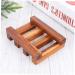 Amosfun Soap Case Sink Soap Holder Soap Rack for Shower Soap Dishes Holder Wood Soap Holder Square Soap Dish Bathroom Soap Holder Shower Soap Holder Soap Drainer Vintage Bamboo Charcoal - Buy Online on GoSupps.com