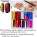 Nail Art Transfer Stickers Colored Foil Starry Glitter Set for Beauty Personal Care Wraps Mix Color Accessories Decals 10 Rolls/box(15) - Buy Online on GoSupps.com