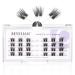 BEYELIAN DIY Eyelash Extension,Cluster Lashes Individual False Eyelashes Extension Natural Look Reusable Glue Bonded Super Thin Clear Band 24 Lash Clusters (Style2 0.07 Mix Clear Band) Style2-0.07-mix-clear band (702 Transparent)