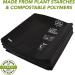 TRASHWISE 42 Gallon 100% Compostable Trash Bags Heavy Duty 3mils - Large Contractor Bags - Eco-Friendly Garbage Bags - Certified OK to Compost - 12 Count - Buy Online on GoSupps.com