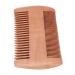 Double Sided Comb Wooden Grooming Comb Fine Tooth Comb Coarse Tooth Comb for Bathroom
