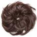 SEGO 80G Large Hairpiece Scrunchie Hair Extensions - Messy Bun Updo with Elastic Band in Medium Brown | Voluminous Style - Buy Online on GoSupps.com