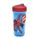 Zak! Designs Toddlerific Perfect Flo Toddler Cup with Ultimate Spiderman  Double Wall Insulated Construction and Adjustable Flow Technology  Break-Resistant and BPA-Free Plastic  8.7oz.