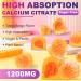 Elysx Calcium Citrate 1200mg with Vitamin D3 Gummies Chewable Algae Calcium Supplements for Women & Men Bone Muscle & Immune Support with Vitamin K2 Magnesium & Zinc Citrate Mango Flavor 60 Ct - Buy Online on GoSupps.com