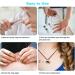 100Pcs 1.5mm Leather Necklace Cords with Clasps - Black Rope String for Pendants - Bulk Jewelry Making Supplies - DHOOZ 18 Black - Buy Online on GoSupps.com