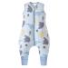 Chilsuessy Winter Baby Sleeping Bag with Feet 2.5 TOG Warm Baby Sleep Sack with Legs 100% Cotton Toddler Wearable Blanket Walker Sleep Sack for Boys and Girls Blue Polar Bear 90cm/3-4 Years